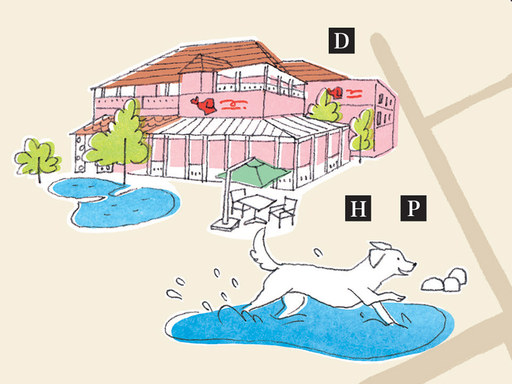 Chiba Birdie Club map illo / 千葉バーディークラブ　地図イラスト